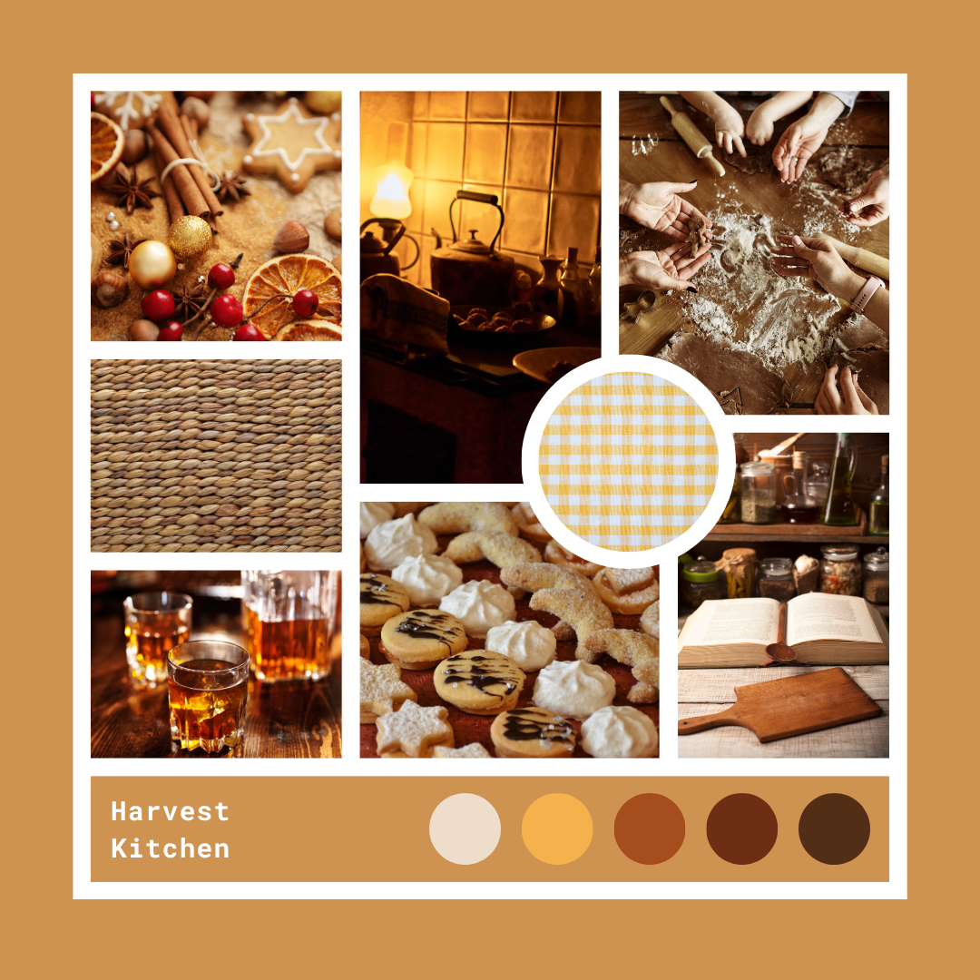 Harvest Kitchen Studio mood board.